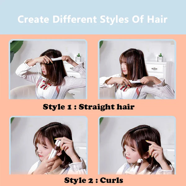 Mini Hair Curler & Straightening